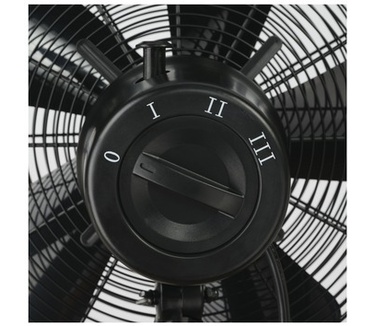 Hanson statiefventilator Siena 122cm zwart