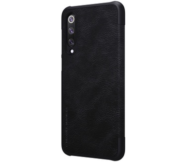 Nillkin Qin PU Leather Book Case voor Xiaomi Mi 9 SE - Zwart  Zwart
