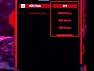 AOC Agon Pro AG274QXM - Osd