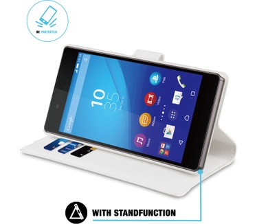 BeHello Sony Xperia Z3+ Wallet Case White
