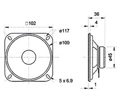 Visaton VS-R10S/8