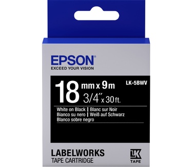 Epson Levendige label tape voor Epson-etikettencassette LK-5BWV