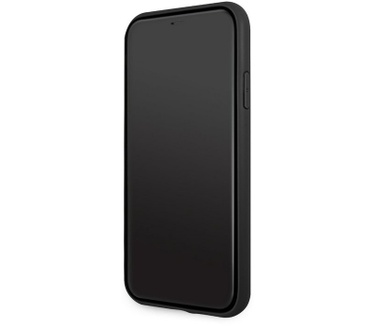 BMW Perforated Lower Stripe Back Case - iPhone 11 (6.1") - Zwart Zwart