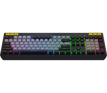 Hator HATOR Icefall, black (black-white keycaps) Keyboard - Membrane Switches - US - ANSI Layout (HTK401US)