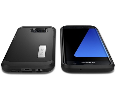 Spigen Tough Armor Samsung Galaxy S7 edge Case Zwart