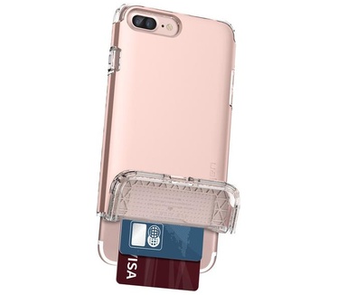 Spigen Flip Armor Apple iPhone 7 Plus Case Rosé Goud