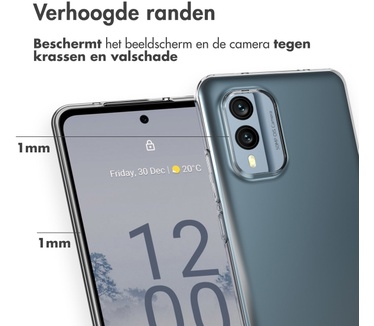 Accezz Clear Backcover Nokia X30 - Transparant