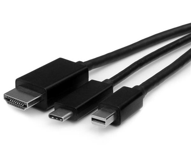 Startech.com USB-C, HDMI of Mini DisplayPort naar HDMI converter kabel 2 m adapterkabel