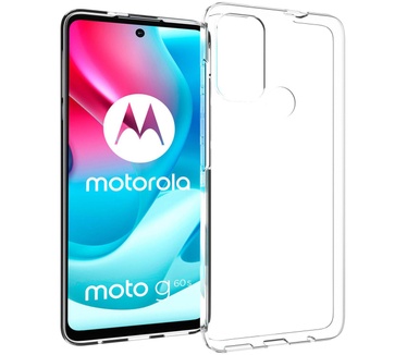 Accezz Clear Backcover Motorola Moto G60s - Transparant