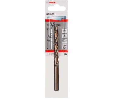 Bosch HSS spiraalboor kobalt