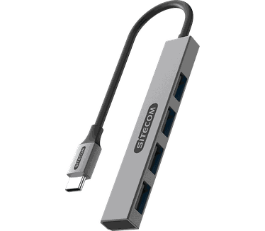 Sitecom USB-C naar 4x USB-A Nano Hub usb-hub