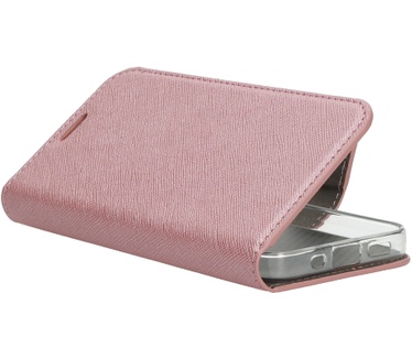 Mobiparts Saffiano Wallet Case Apple iPhone 12 Mini Pink