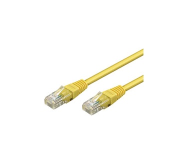 Goobay CAT 6-100 UTP Yellow 1m