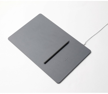 Pout HANDS3 PRO Fast Wireless Charging Mouse Pad - Grijs