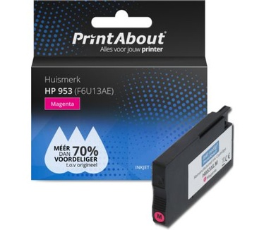 PrintAbout Huismerk HP 953 (F6U13AE) Inktcartridge Magenta