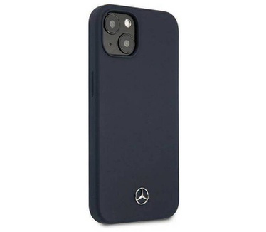 Mercedes-Benz Silicone Case - Apple iPhone 13 Mini (5.4") - Blauw Blauw