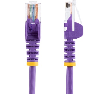 Startech.com Cat5e Ethernet netwerkkabel met snagless RJ45 connectors UTP kabel 7m paars Paars