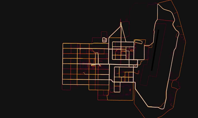 Strava heatmap