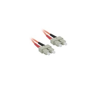CablesToGo 5m SC/SC LSZH Duplex 62.5/125 Multimode Fibre Patch Cable