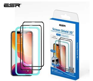 esr Screen Shield 3D Full Cover Glass Apple iPhone 11 Pro 2 Pack - Zwart