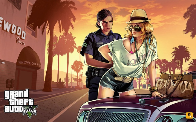 GTA V. donne