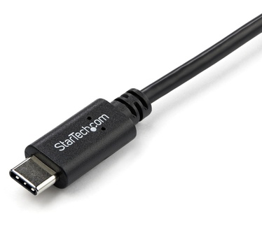Startech.com USB-C kabel rechtshoekig M/M 1 m USB 2.0 Zwart