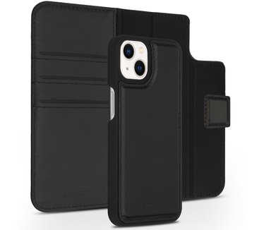 Accezz Premium Leather 2 in 1 Wallet Bookcase iPhone 13 Mini - Zwart