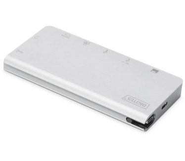 Digitus DA-70866 USB-C Multiport Travel Dock, 8 Port