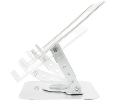 ACT Laptopstandaard 360° draaibaar, traploos in hoogte verstelbaar, ACT Essentials