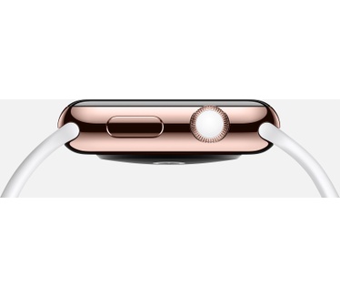 Apple Watch Edition (rozegouden pin, 42mm) Wit (Wit)