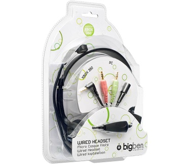 Big Ben Wired Gaming Headset  Xbox 360 / PC
