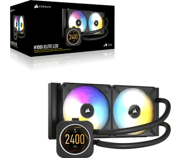 Corsair iCUE H100i ELITE LCD Display Liquid CPU Cooler