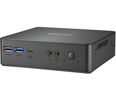 Shuttle Nano PC NC4010BAV2, Intel Celeron 7305, 8GB DDR4, 128GB M.2, 1x HDMI, 1x DP, 7x USB, 1x LAN, incl. VESA and stand