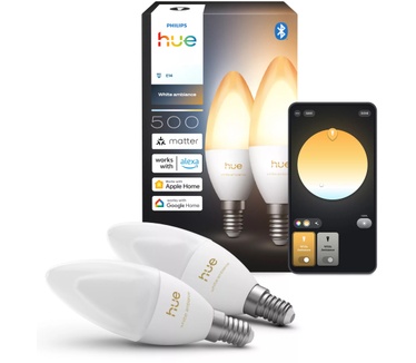 Philips B39 kaarslamp - E14 slimme LED-lamp