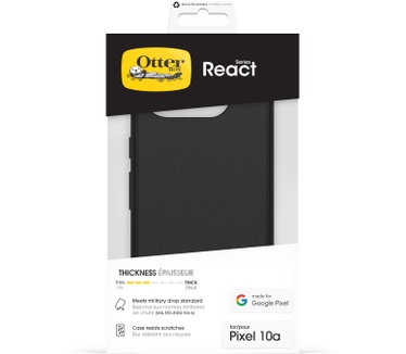 Otterbox React Series voor Google Pixel 10a, zwart