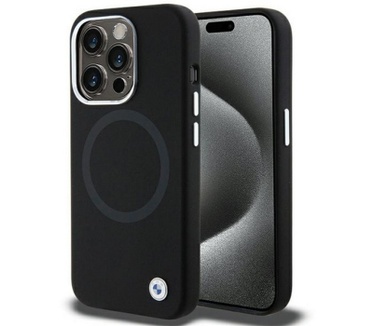 BMW Silicone Back Case - Apple iPhone 15 Pro (6.1") - Zwart Zwart