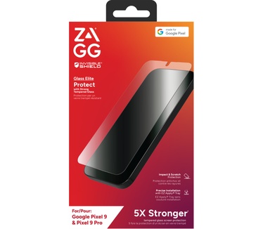 Zagg InvisibleShield Gehard Glas Clear Screenprotector Google Pixel 9/9 Pro