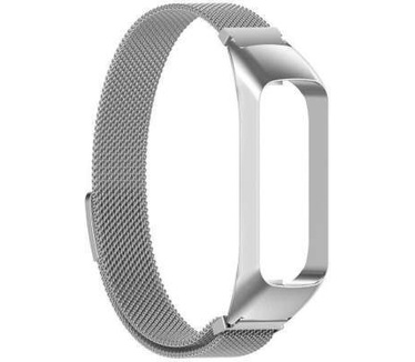 Just in Case Milanees armband voor Samsung Galaxy Fit e - Zilver