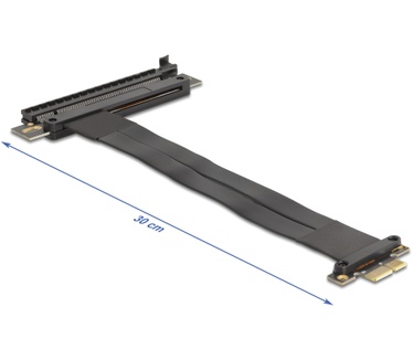 Delock 81505 Riser Card PCI Express 3.0 x1 male to x16 slot with cable ...