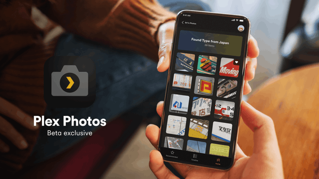 Plex Photos-app. - Bron: Plex