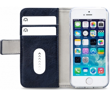 Mobilize Classic Gelly BookCase - Apple iPhone 5/5S/SE - Blauw  Blauw