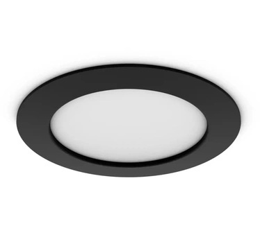 Philips Hue Inbouwspot dun 170 mm - Zwart