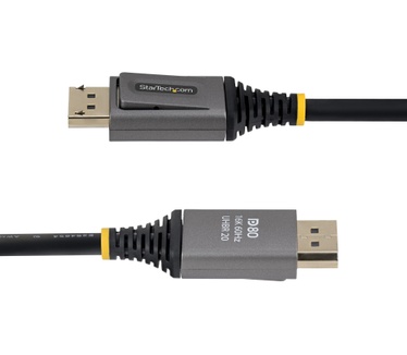 Startech.com 1m DisplayPort 2.1 Kabel, VESA Gecertificeerde DP80 DisplayPort Kabel, Ongecomprimeerde 10K/8K 60Hz, 16K 60Hz/8K 240Hz met DSC 1.2a, DP 2.1 Kabel