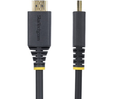 Startech.com 1,5m Premium Gecertificeerde High Speed HDMI Kabel, 4K 60Hz/1440p 144Hz, HDR10/HDCP 2.2/ARC, 18Gbps, UHD HDMI 2.0 Kabel voor TV/Monitor/Display, TPE Mantel