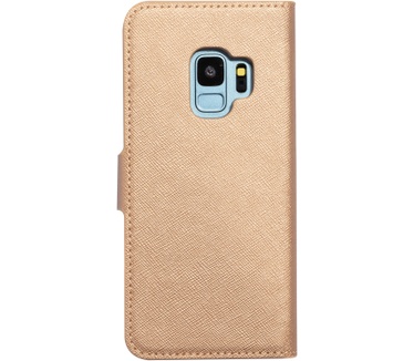 Mobiparts Saffiano Wallet Case Samsung Galaxy S9 Copper
