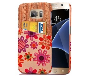 qMust Samsung Galaxy S7 Lederen Backcover - Rose Flowers