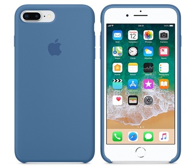 Apple iPhone 8 Plus / 7 Plus Silicone Case - Denim Blue