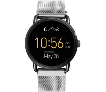qMust Milanees armband voor Fossil Q Wander - Silver