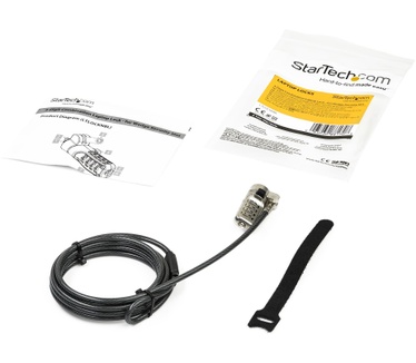 Startech.com Laptop kabelslot 4-cijfer combinatie slot Wedge type