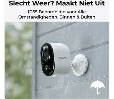 Reolink Argus-serie B310 met zonnepaneel